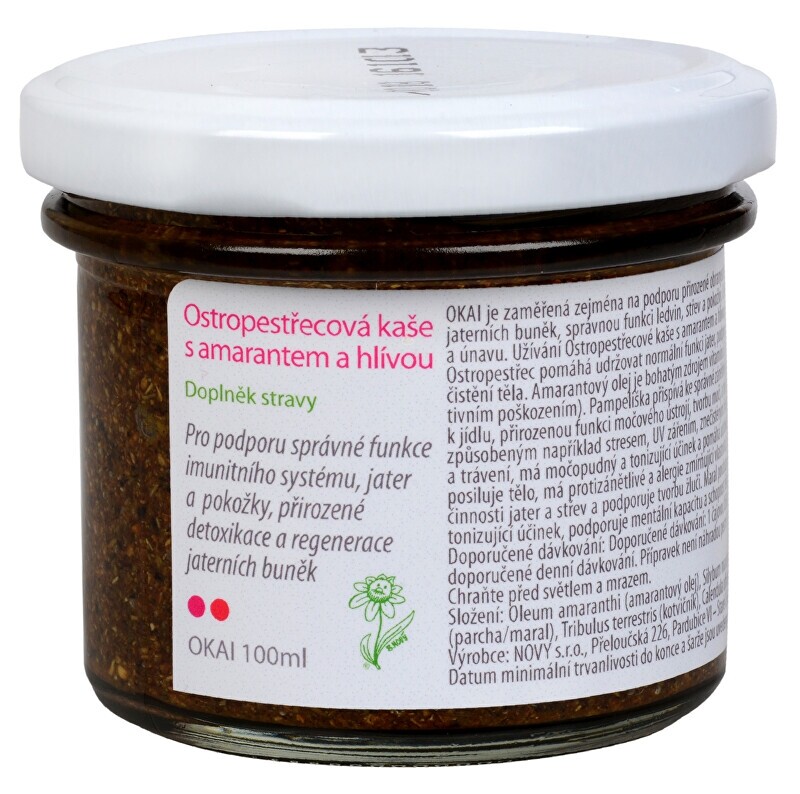 Ostropestřecová kaše s amarantem a hlívou OKAI Dědek Kořenář - 100 ml