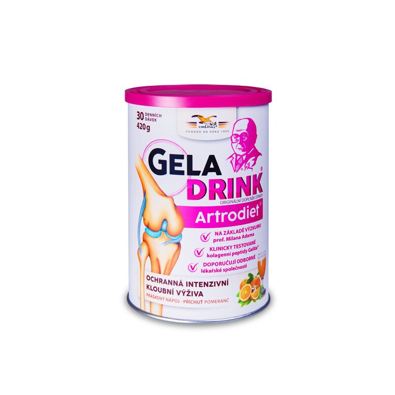 Geladrink Artrodiet nápoj Geladrink / Příchuť: Malina - 420 g