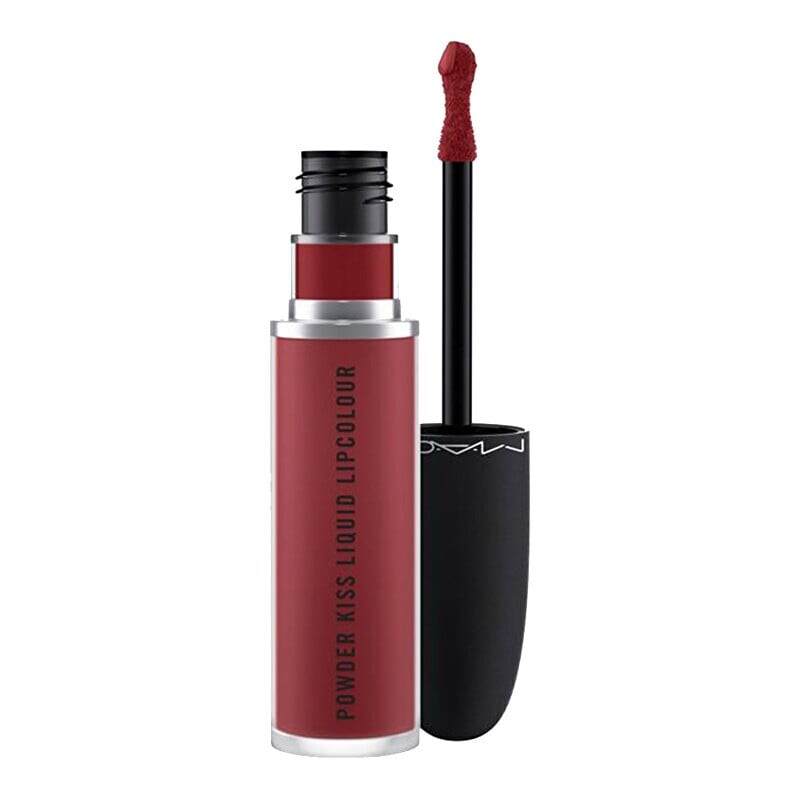 Tekutá rtěnka Powder Kiss (Liquid Lipcolor) Aveda / Odstín: 998 Sorry Not Sorry - 5 ml
