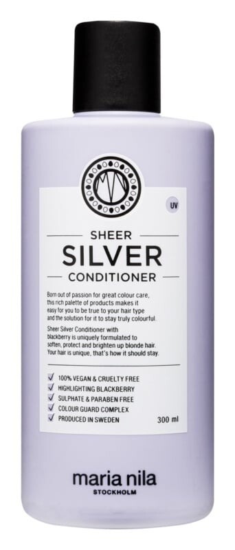 Hydratační kondicionér neutralizující žluté tóny vlasů Sheer Silver (Conditioner) Aveda - 100 ml