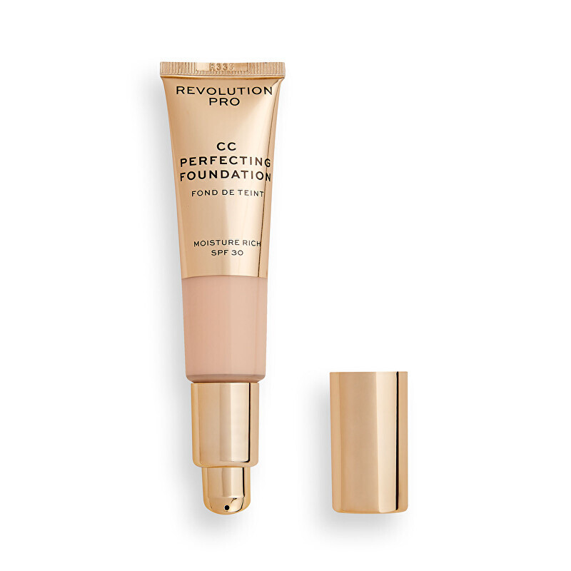 Multifunkční make-up pro suchou až kombinovanou pleť SPF 30 CC Cream Perfecting Foundation Revolution PRO / Odstín: F5 - 26 ml