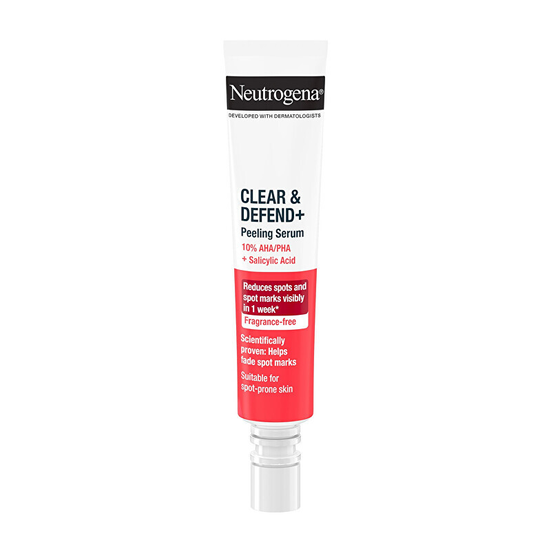 Sérum proti pupínkům Clear & Defend+ (Peeling Serum) Neutrogena - 30 ml
