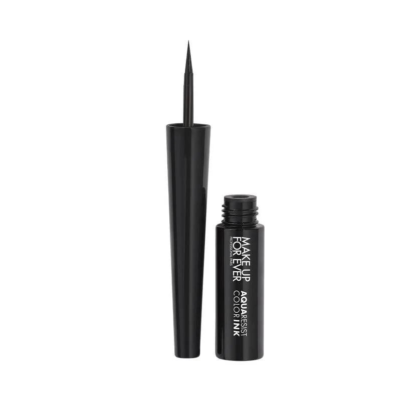 Tekuté oční linky Aqua Resist Color Ink (Eyeliner) Make Up For Ever / Odstín: 05 Matte Snow - 2 ml
