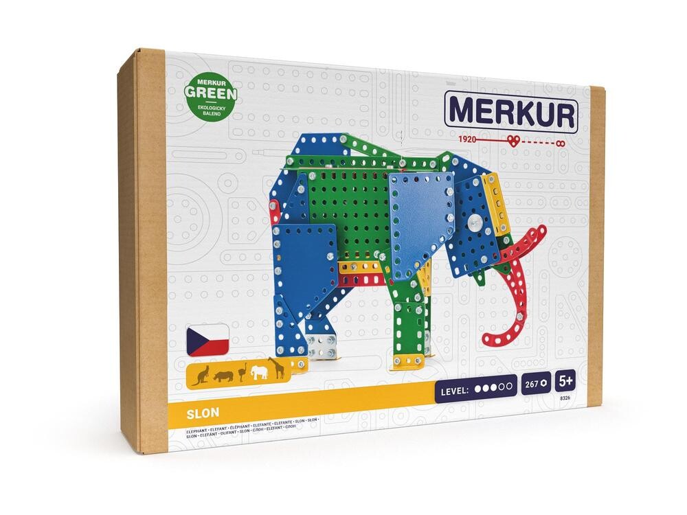 Merkur - ZOO - Slon, 267 dílků