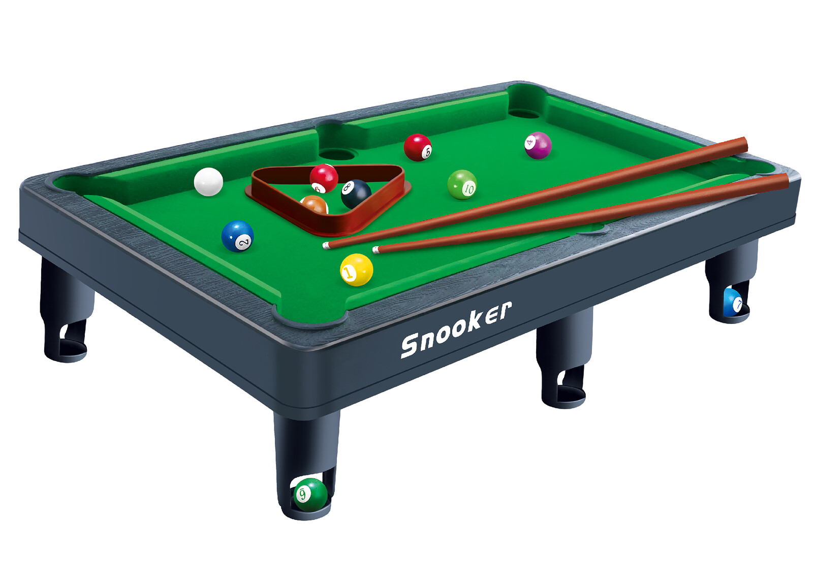 Kulečník set s 2 tágy 45x25 cm