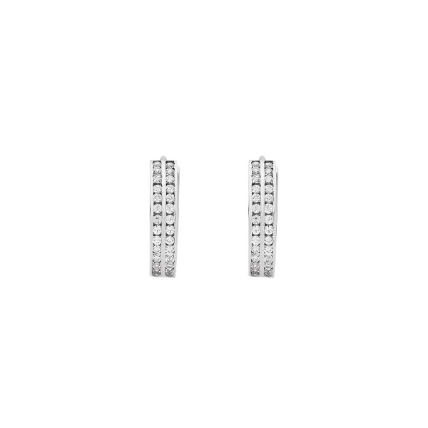 Náušnice se syntetickými kameny 336-087-002318 1.55g