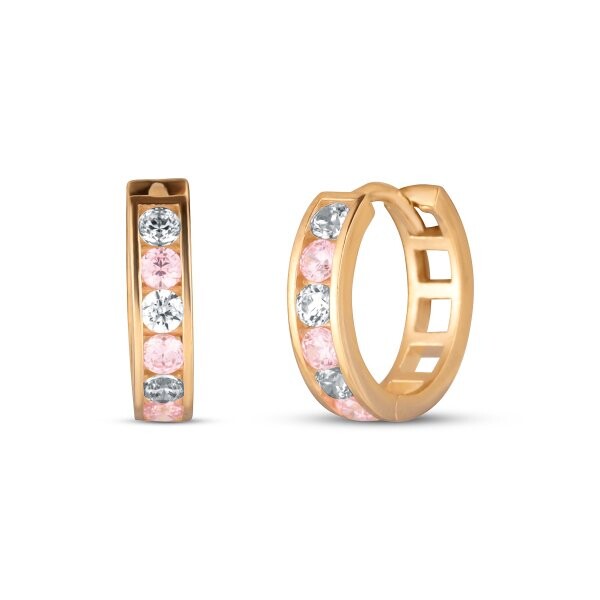 Náušnice se syntetickými kameny 236-087-001722 1.20g