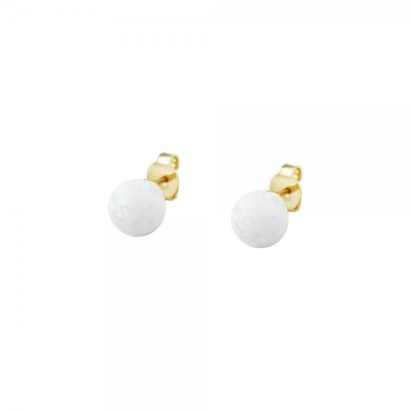 Náušnice se syntetickými opály 237-087-015081 1.35g