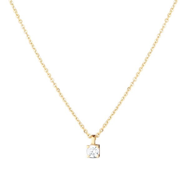 Náhrdelník se syntetickými kameny 276-087-002490 1.95g