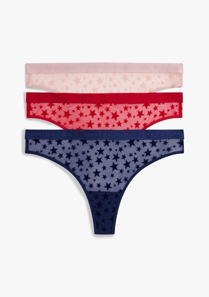 Dámská tanga Tommy Hilfiger UW0UW06135 0WJ