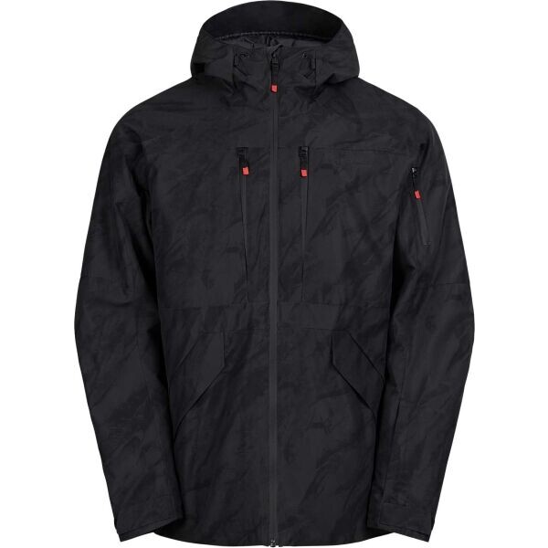 FUNDANGO BAILY ECO Pánská lyžařská/snowboardová bunda, černá, velikost