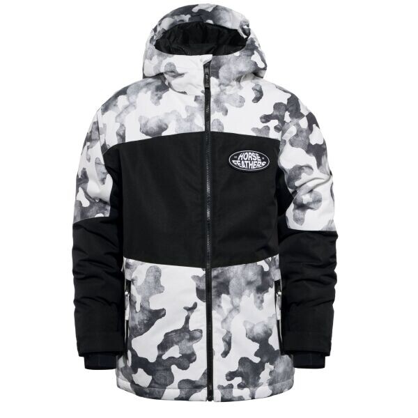 Horsefeathers RIGBY YOUTH Chlapecká lyžařská/snowboardová bunda, černá, velikost