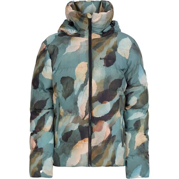 FUNDANGO AMBER PADDED JACKET Dámská zimní bunda, tmavě zelená, velikost