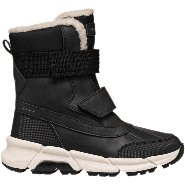 Geox J FLEXYPER PLUS B ABX F Chlapecké zimní boty, černá, velikost