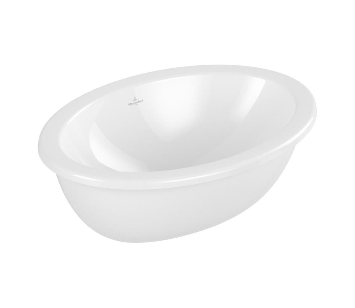 Villeroy & Boch 4A540001-Zápustné umyvadlo LOOP&FRIENDS 48,5x32 cm keramika/bílá 4A540001
