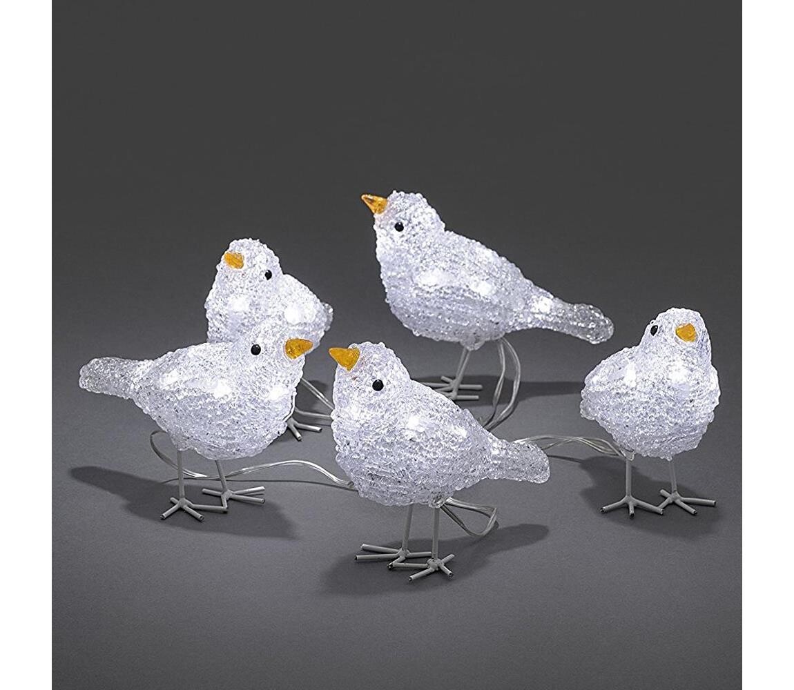 LED Venkovní vánoční dekorace BIRDS 5xLED/230V/24V IP44 6144203