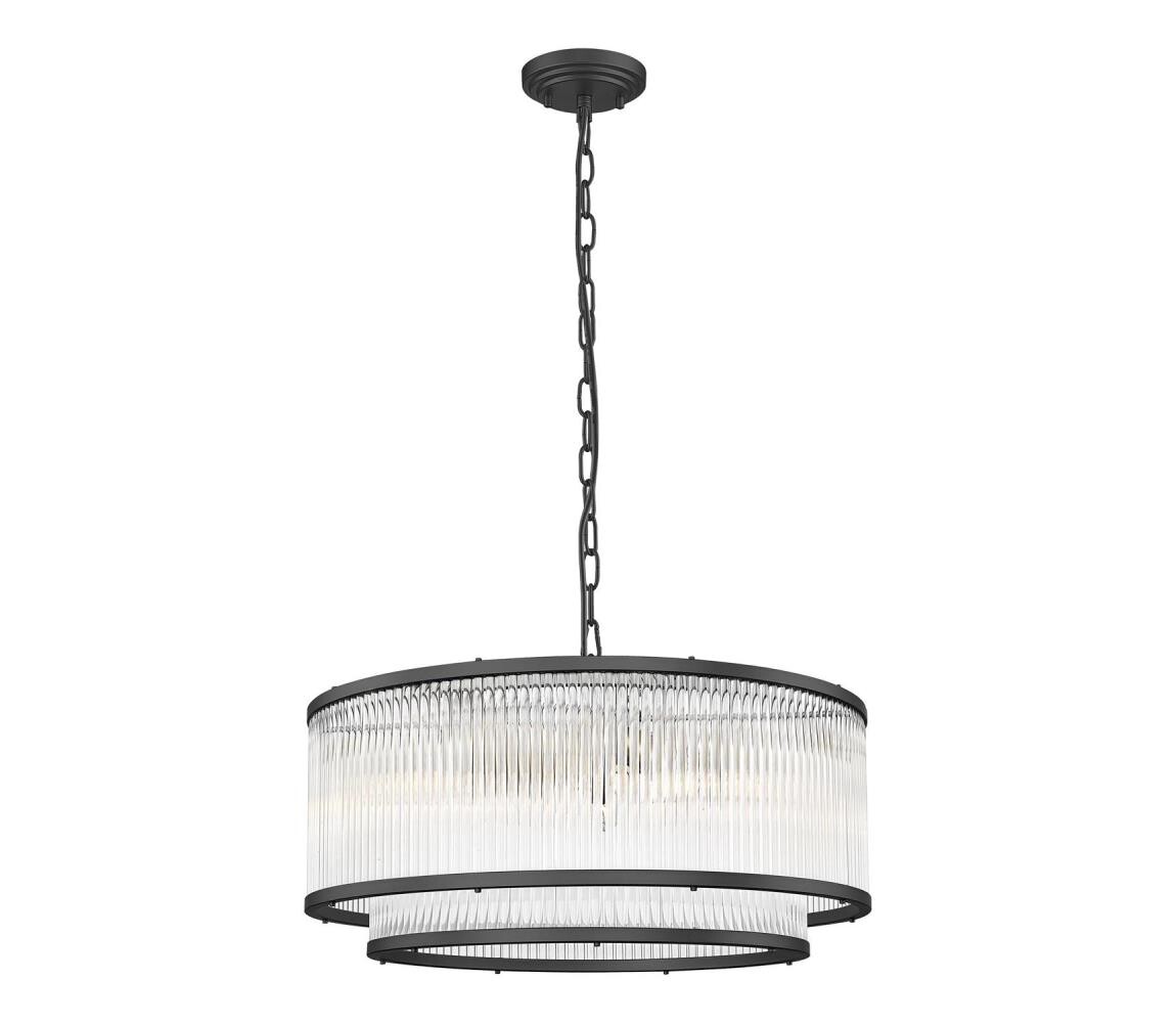 Zuma Line P0528-06H-P7AC - Lustr na řetězu SERGIO 6xE14/60W/230V černá P0528-06H-P7AC