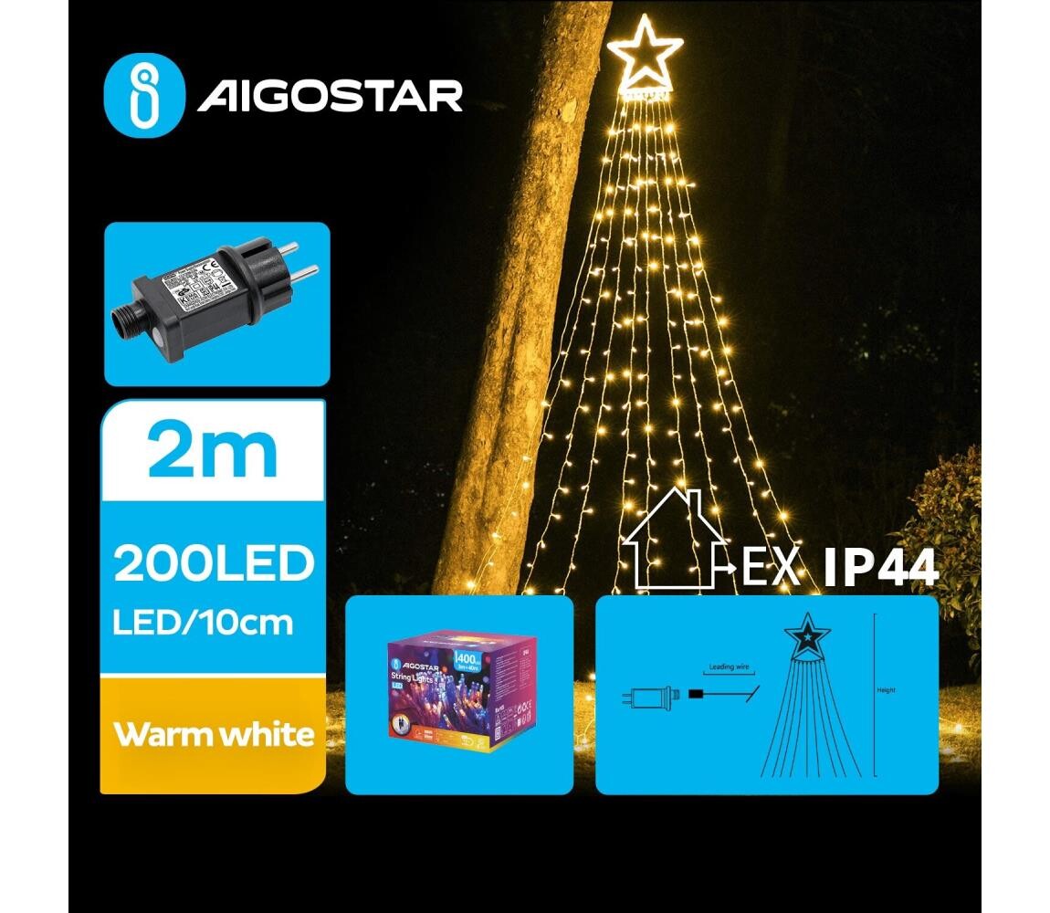 B.V.  - LED Venkovní vánoční dekorace LED/3,6W/230V 2m IP44 teplá bílá B10303Q7C