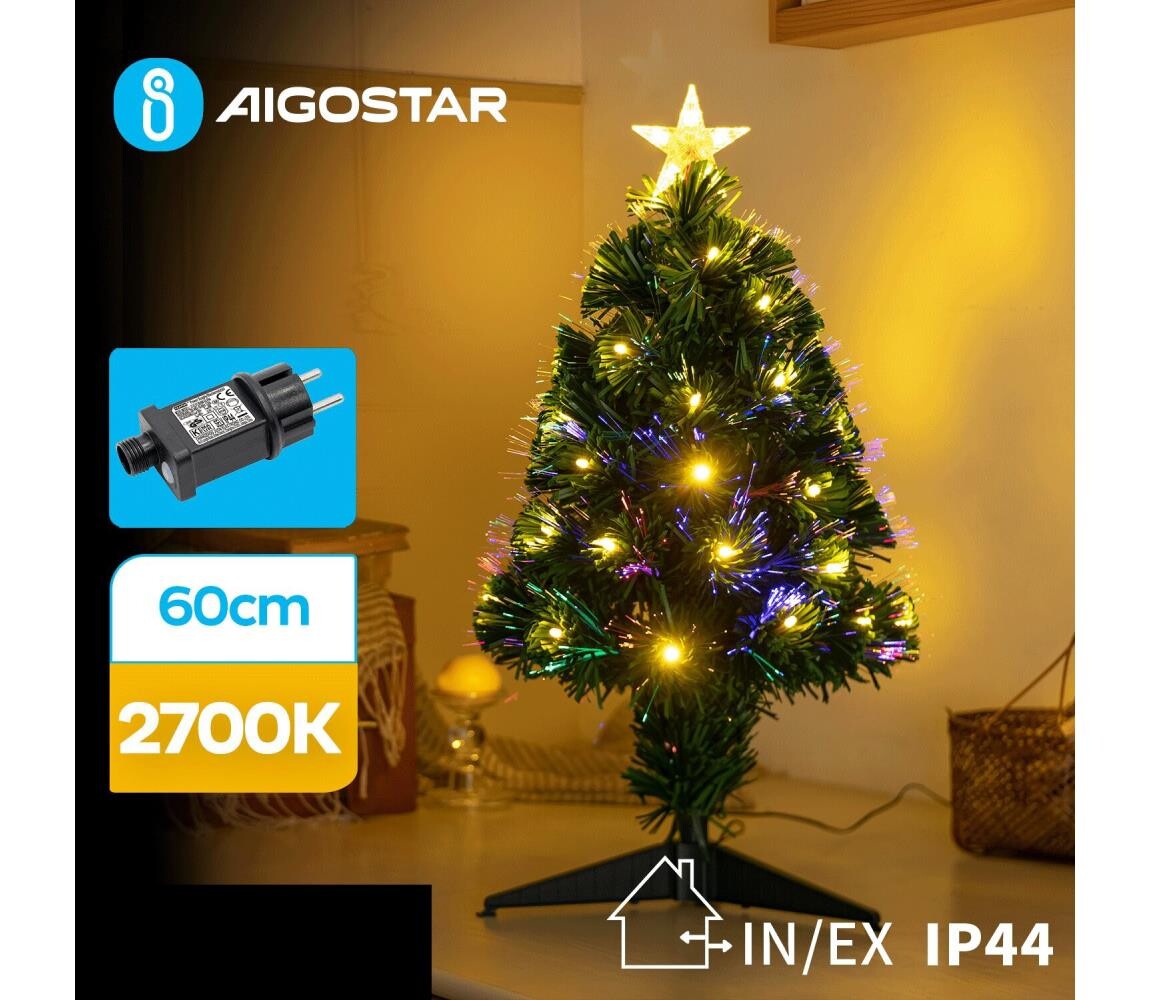 B.V.  - LED Venkovní vánoční stromek LED/3,6W/230V 60 cm IP44 teplá bílá B10303K6P