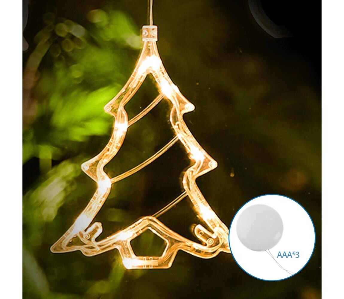 B.V.  - LED Vánoční dekorace LED/3xAAA stromeček 20cm B10303K5Q