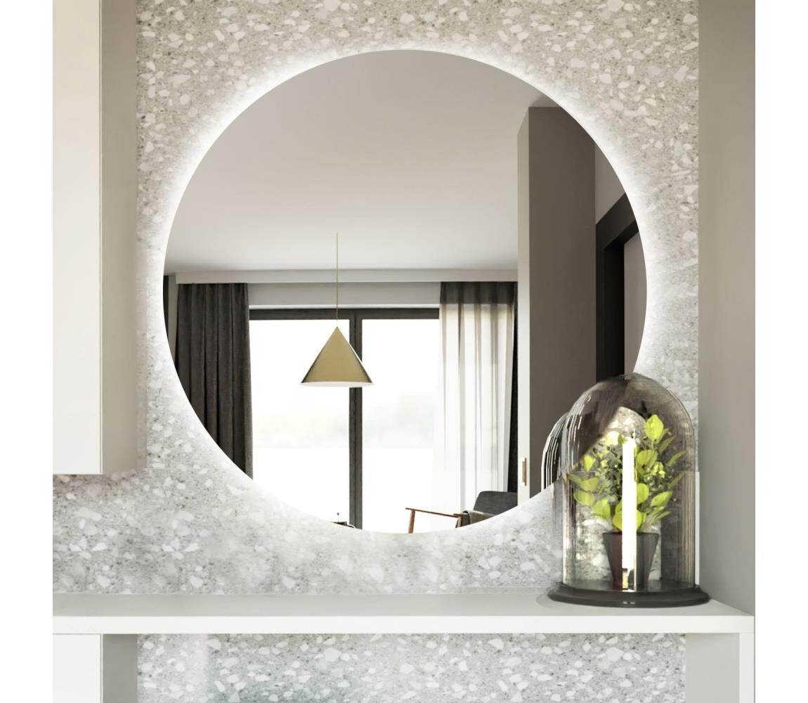 Baltica Design - LED Koup. zrcadlo s pods. BRIGHT 15W/230V 6500K pr. 80 cm IP65 Bright No edges 80 cold