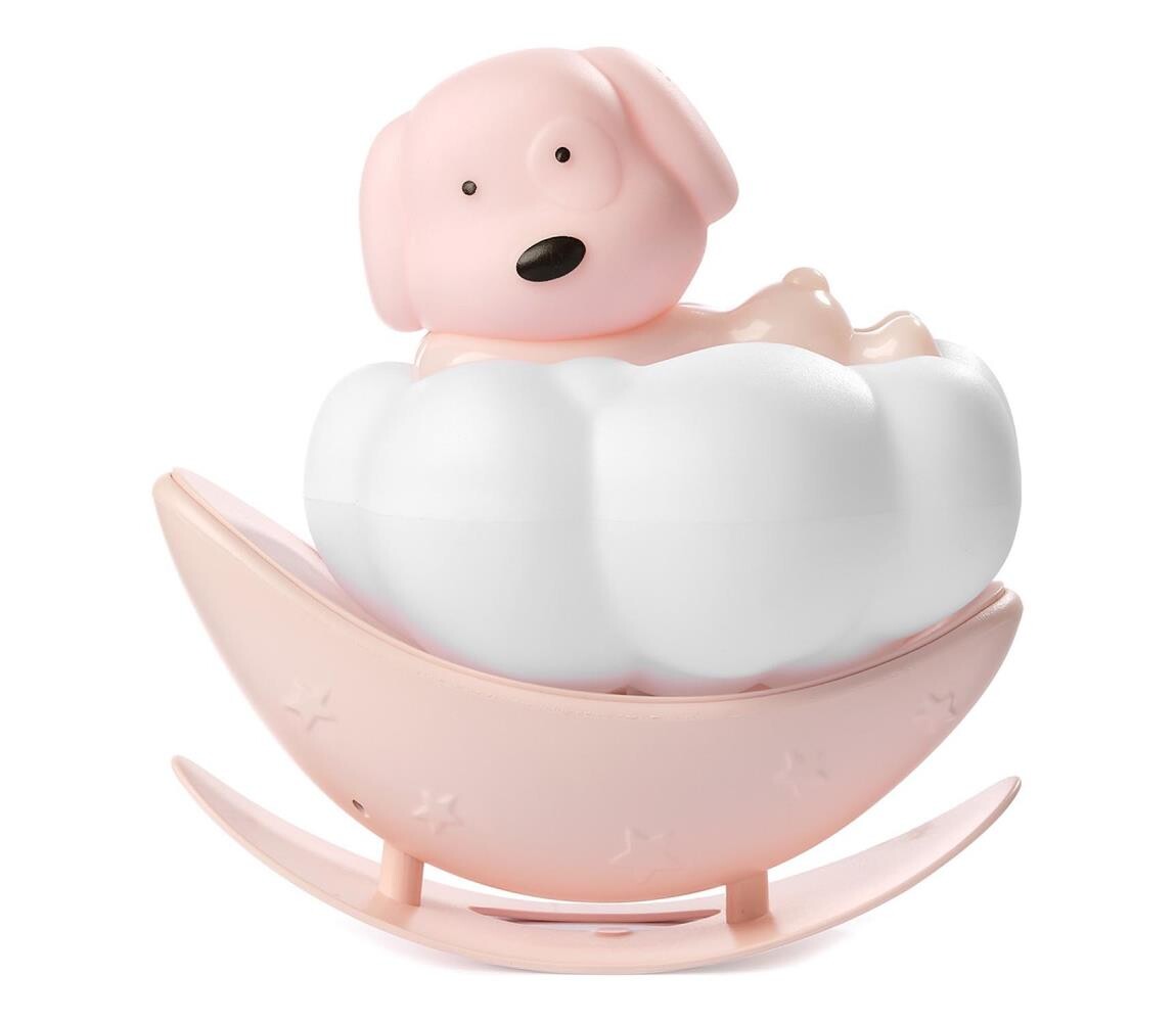 ONLI - LED Nabíjecí dětské noční světlo NUVOLINA LED/2,5W/5V pes/růžová 085/LR