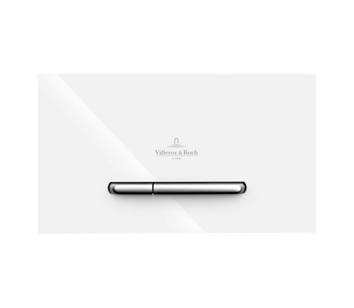 Villeroy & Boch 922169N5 - Splachovací tlačítko VICONNECT bílá/matný chrom 922169N5