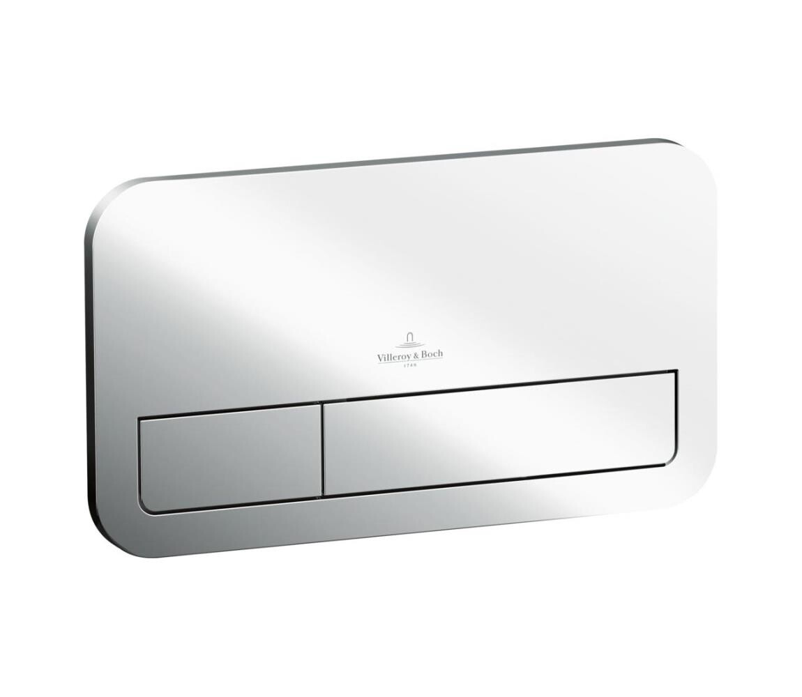 Villeroy & Boch 92249061 - Splachovací tlačítko VICONNECT lesklý chrom 92249061