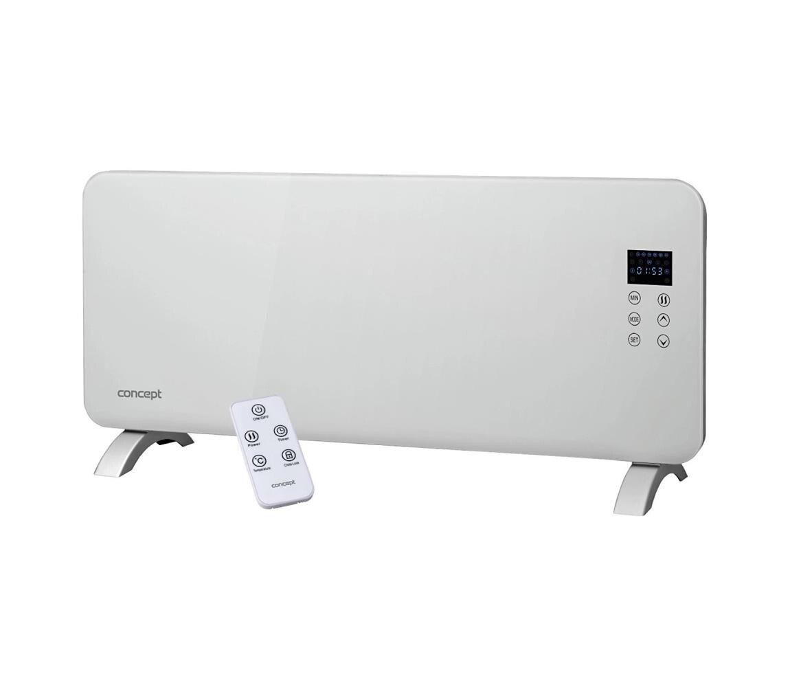 Concept KS4000 - Elektrický přímotop/konvektor 2000W IP24 bílá +dálkové ovládání KS4000