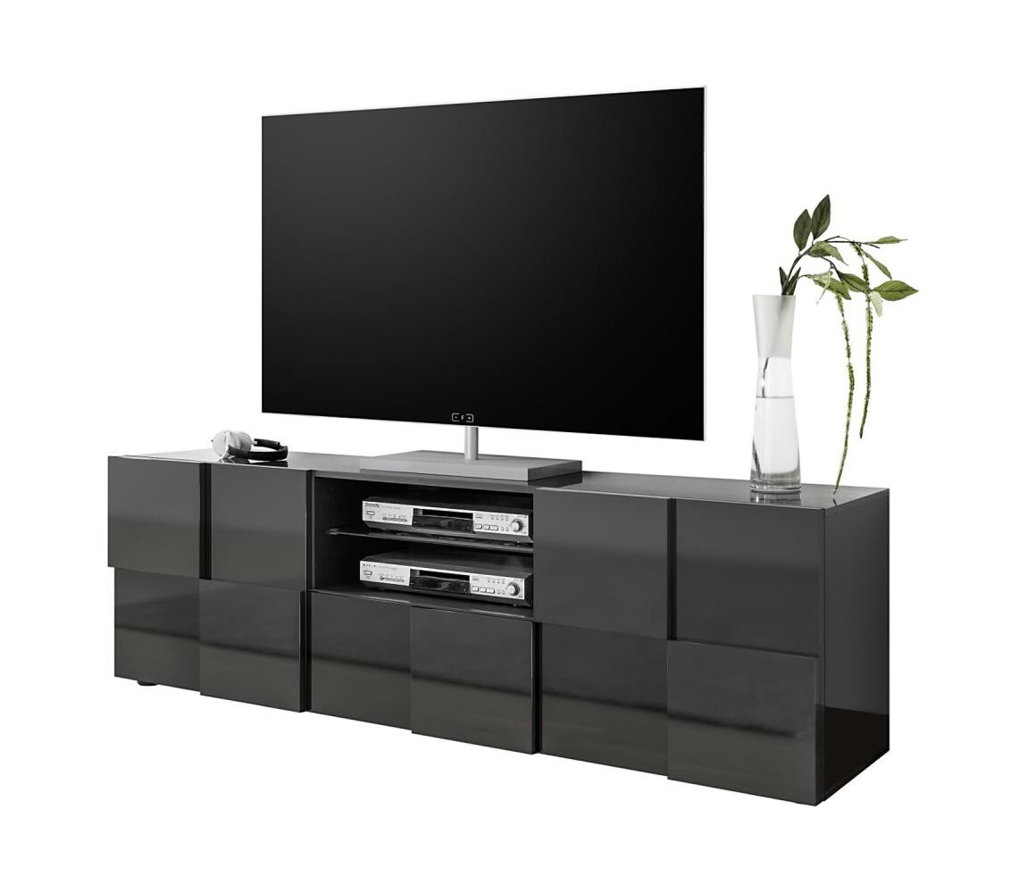MC Akcent Televizní stolek SERIAN antracit 202308-02