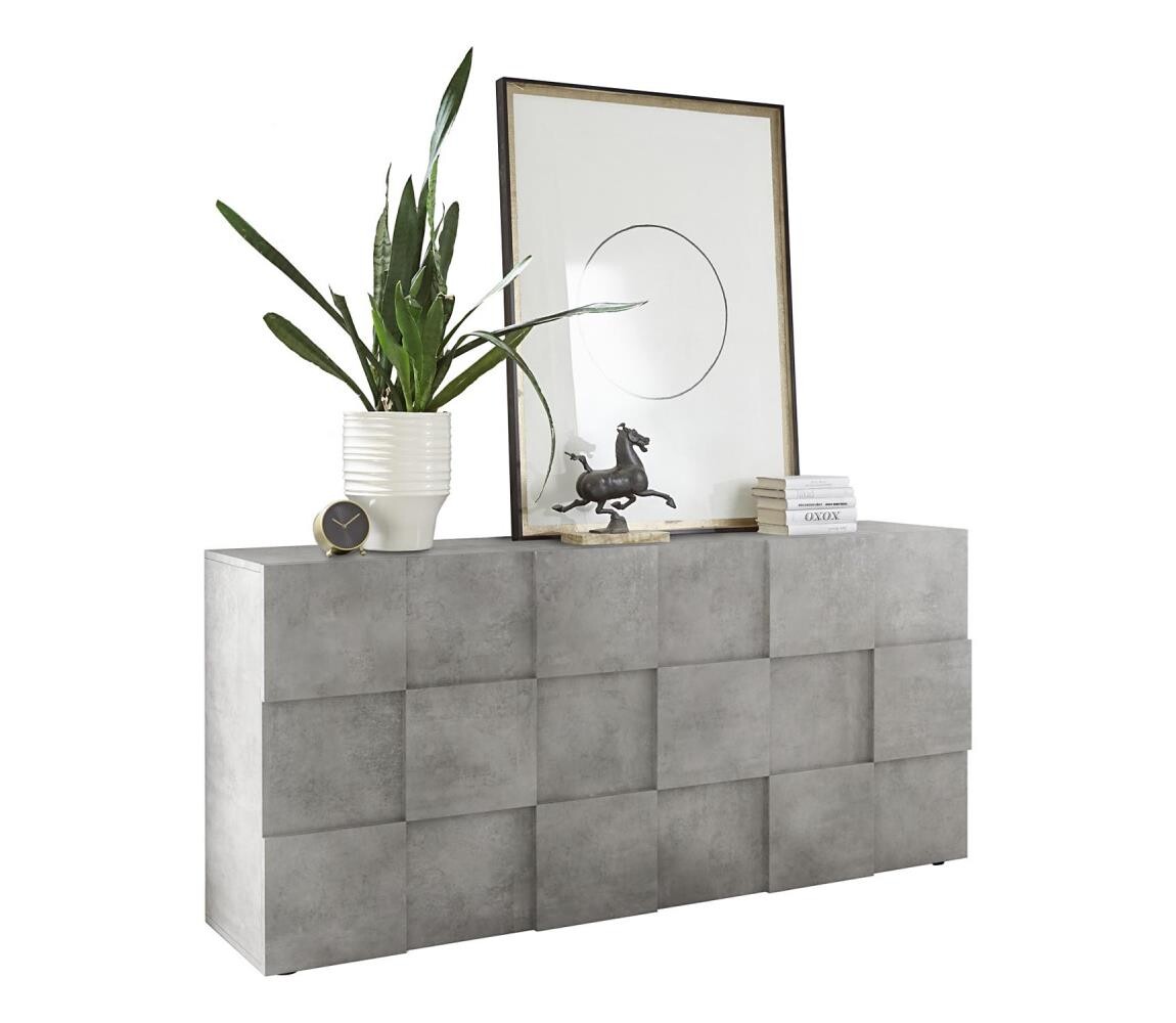 MC Akcent Komoda SERIAN šedá beton 201308-05