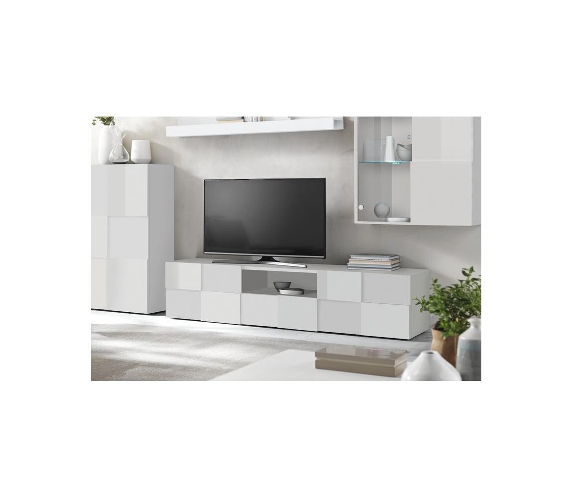 MC Akcent Televizní stolek SERIAN bílá 709086-02