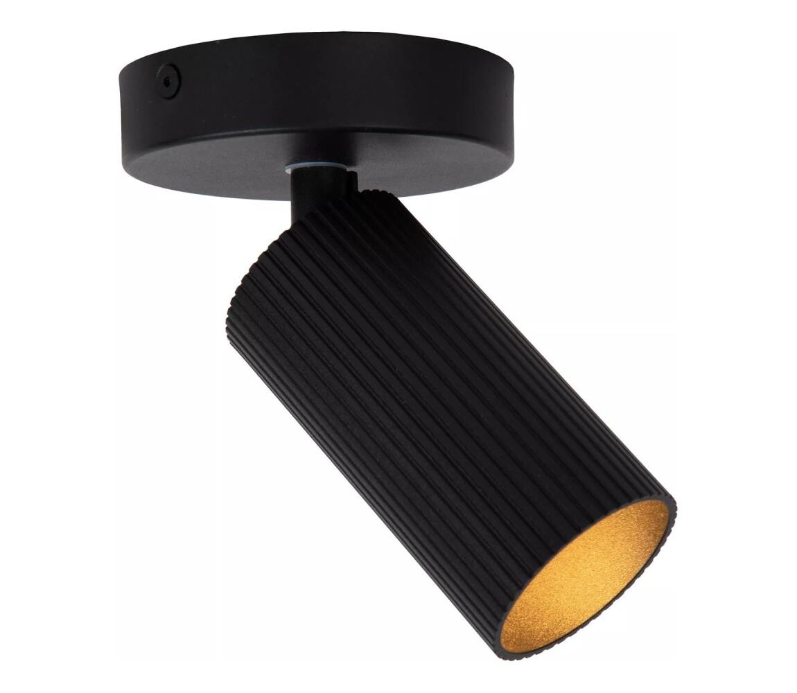 Lucide 09939/01/30 - Nástěnné bodové svítidlo CLUBS 1xGU10/40W/230V černá 09939/01/30