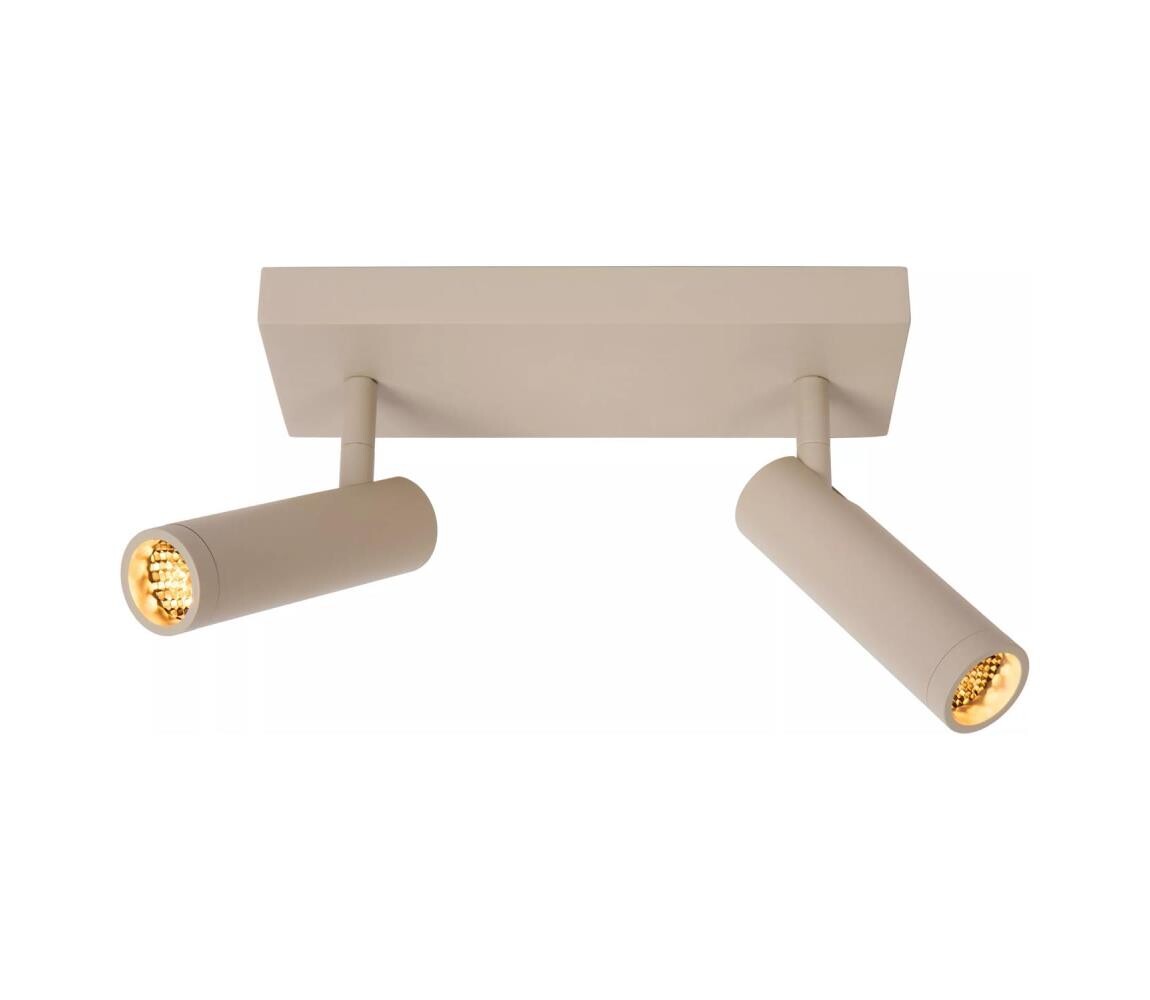 Lucide 22974/02/41 - Bodové svítidlo GRADO 2xGU10/40W/230V béžová 22974/02/41