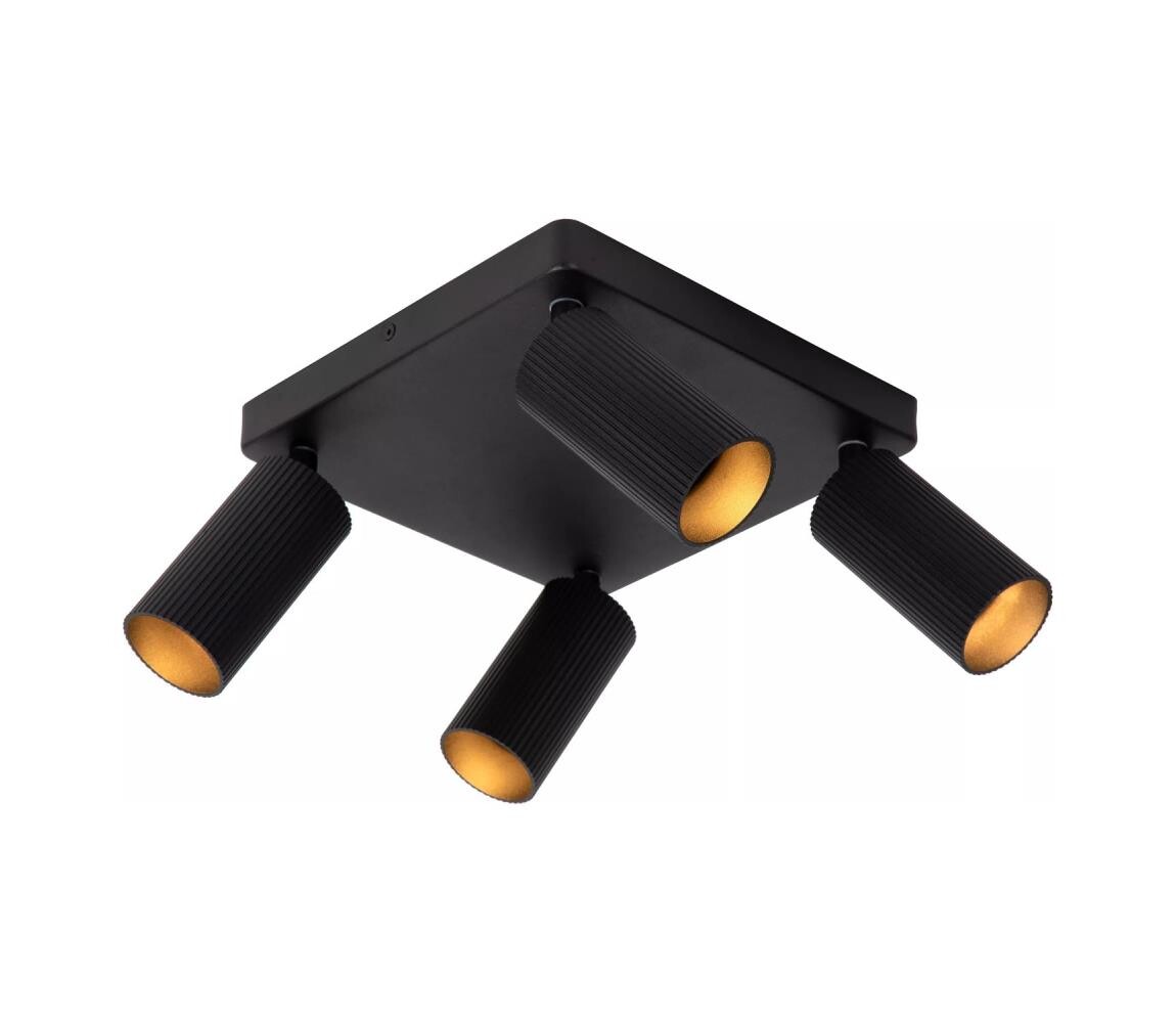 Lucide 09939/14/30 - Bodové svítidlo CLUBS 4xGU10/40W/230V černá 09939/14/30