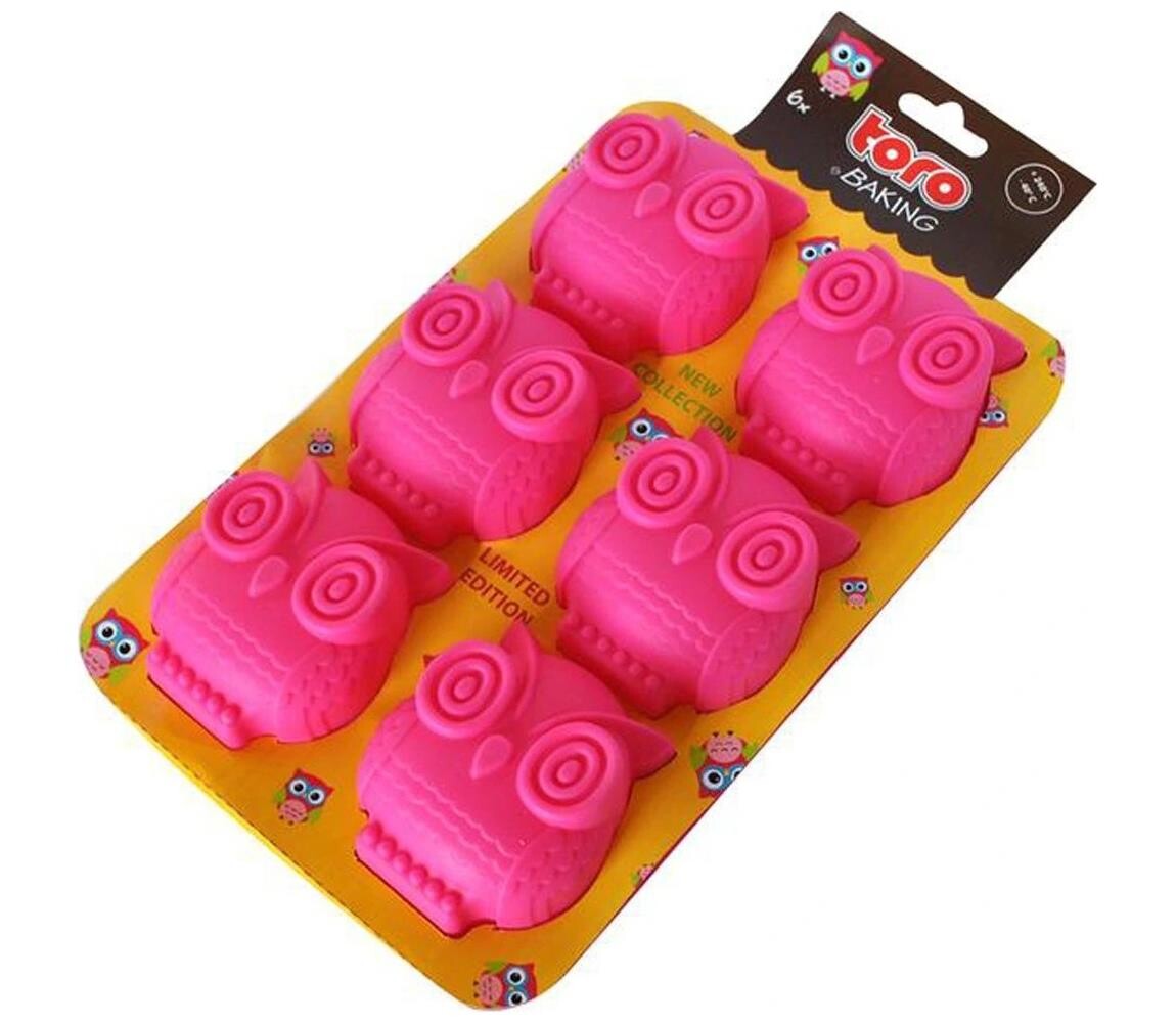 UTC Silikonová forma na muffiny TORO růžová 263657