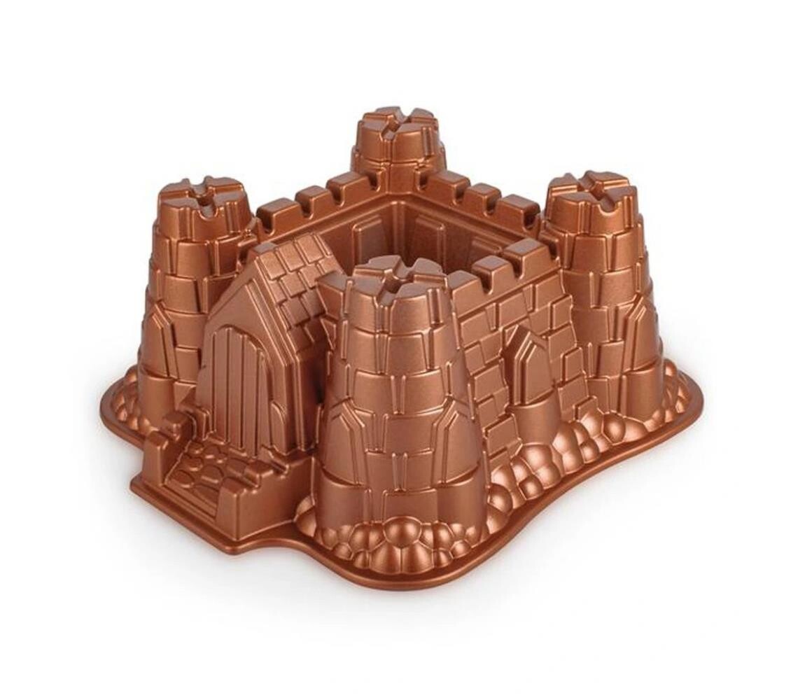 UTC Forma na bábovku KITCHISIMO hrad/měděná 390162