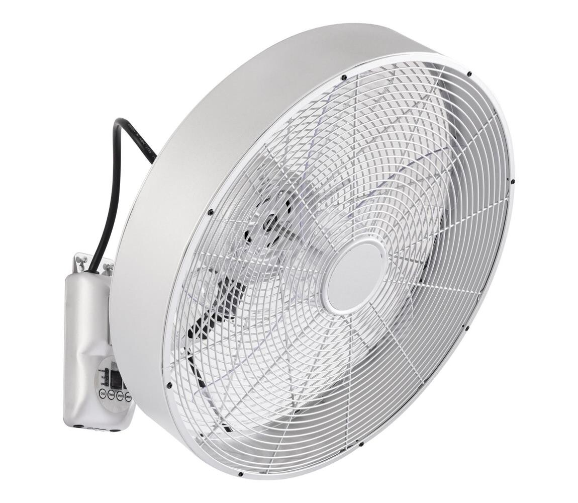 ZE - Nástěnný látor FANNY 50W/230V matný chrom + dálkové ovládání ZEV026