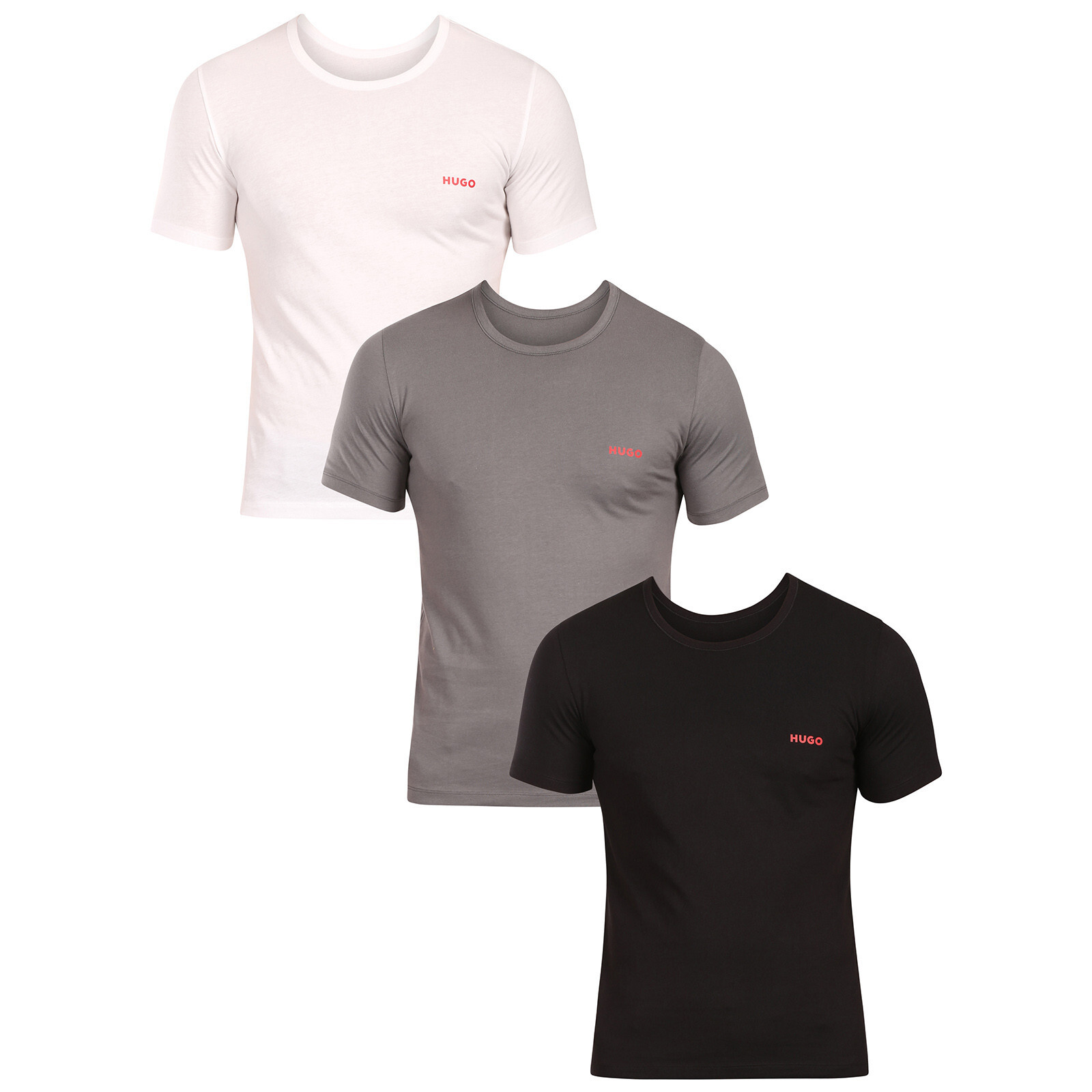 3PACK pánské tričko HUGO vícebarevné (50532811 966) XL