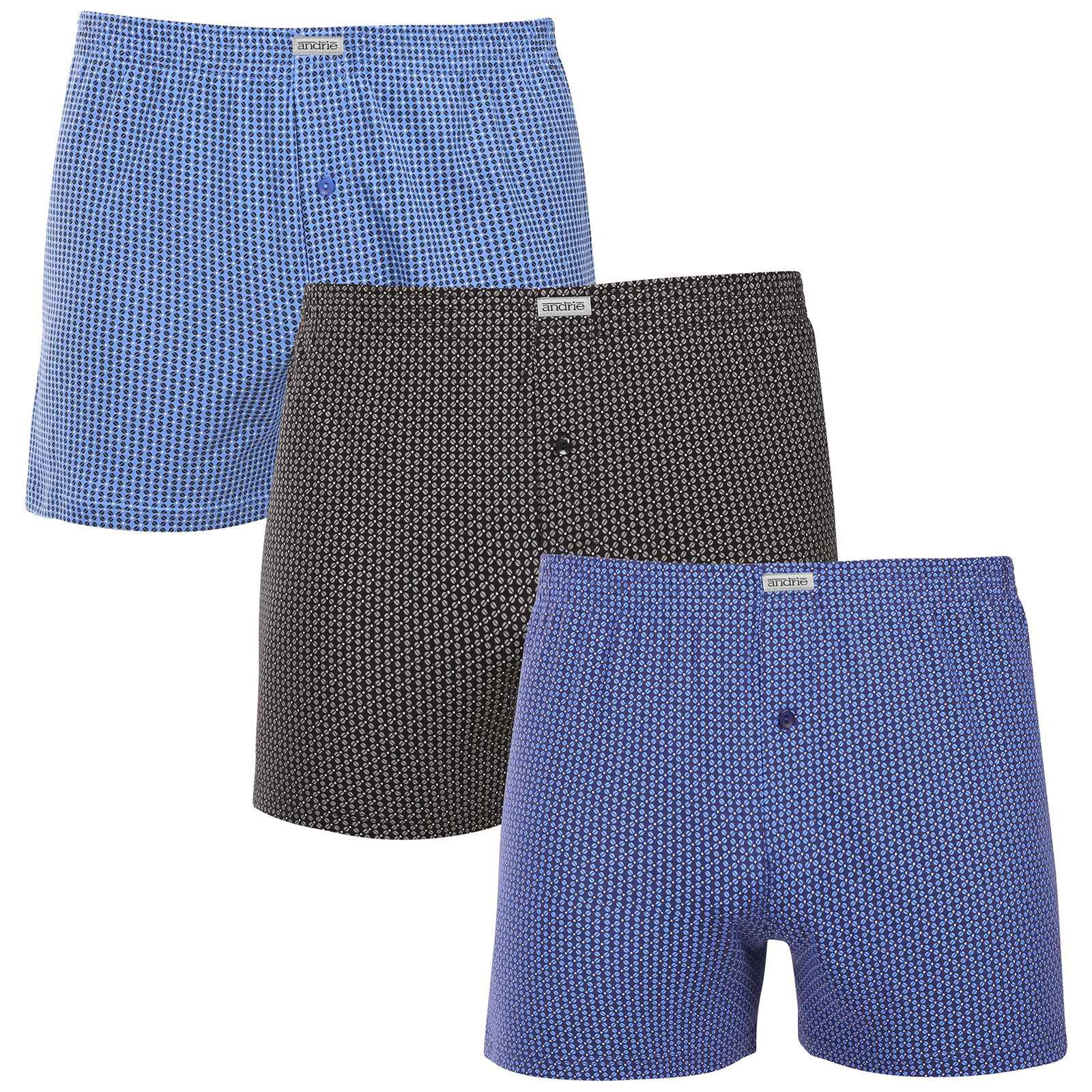 3PACK pánské trenky Andrie vícebarevné (PS 5927) 3XL, trenýrky