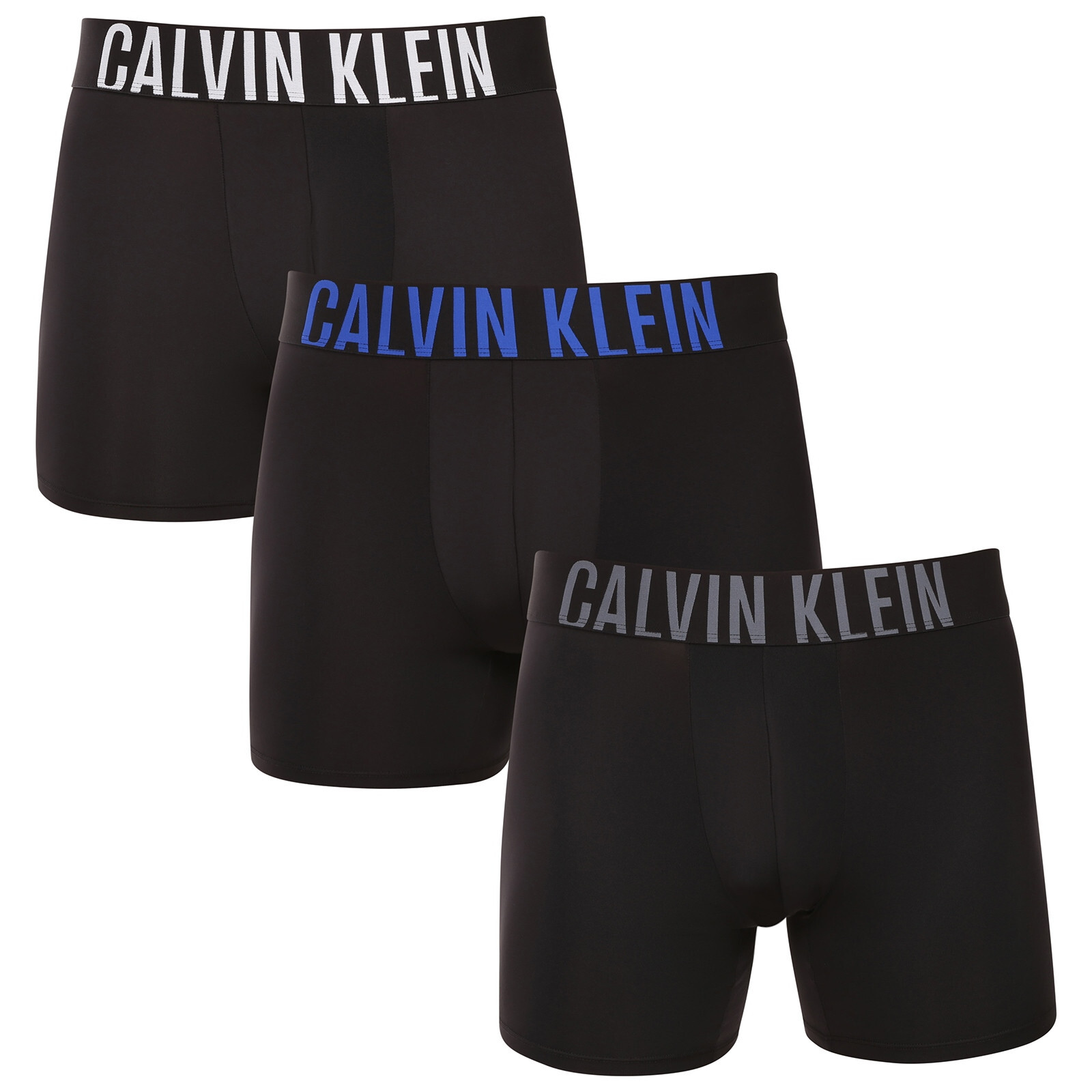 3PACK pánské boxerky Calvin Klein černé (NB3612A-ZDH) M, trenky / trenýrky