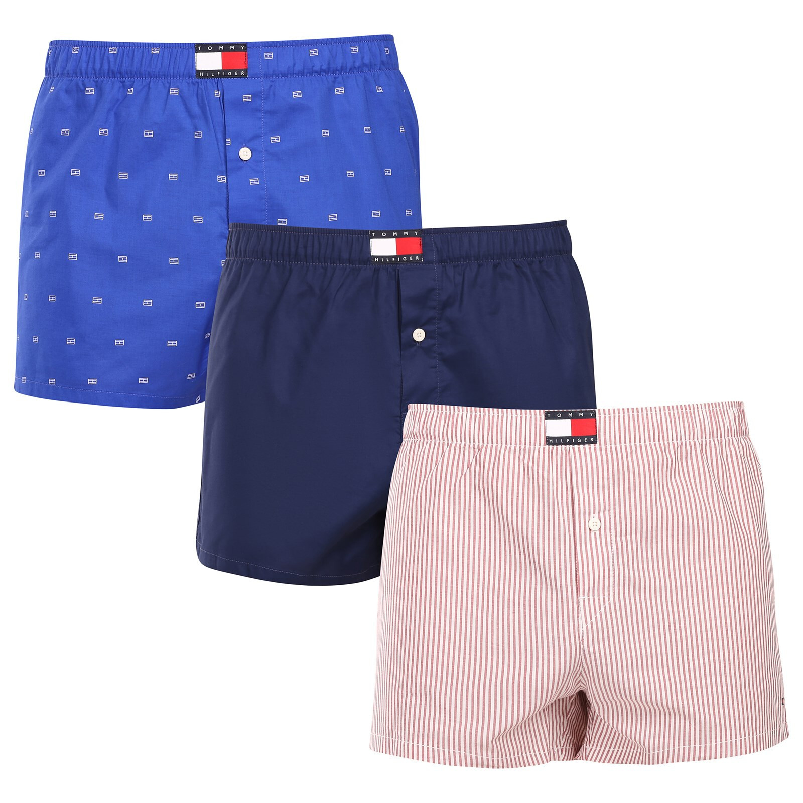 3PACK pánské trenky Tommy Hilfiger vícebarevné (UM0UM03613 0UN) XXL, trenýrky