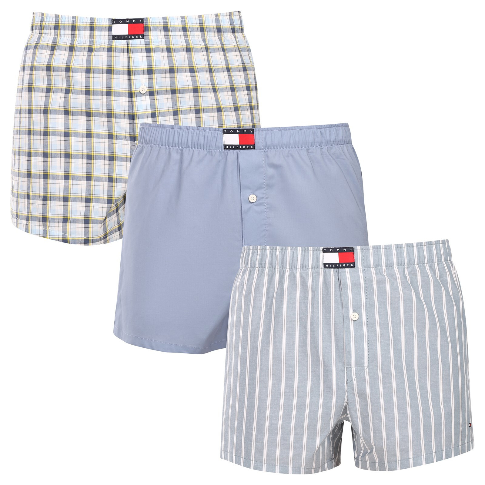 3PACK pánské trenky Tommy Hilfiger vícebarevné (UM0UM03613 0UO) XL, trenýrky