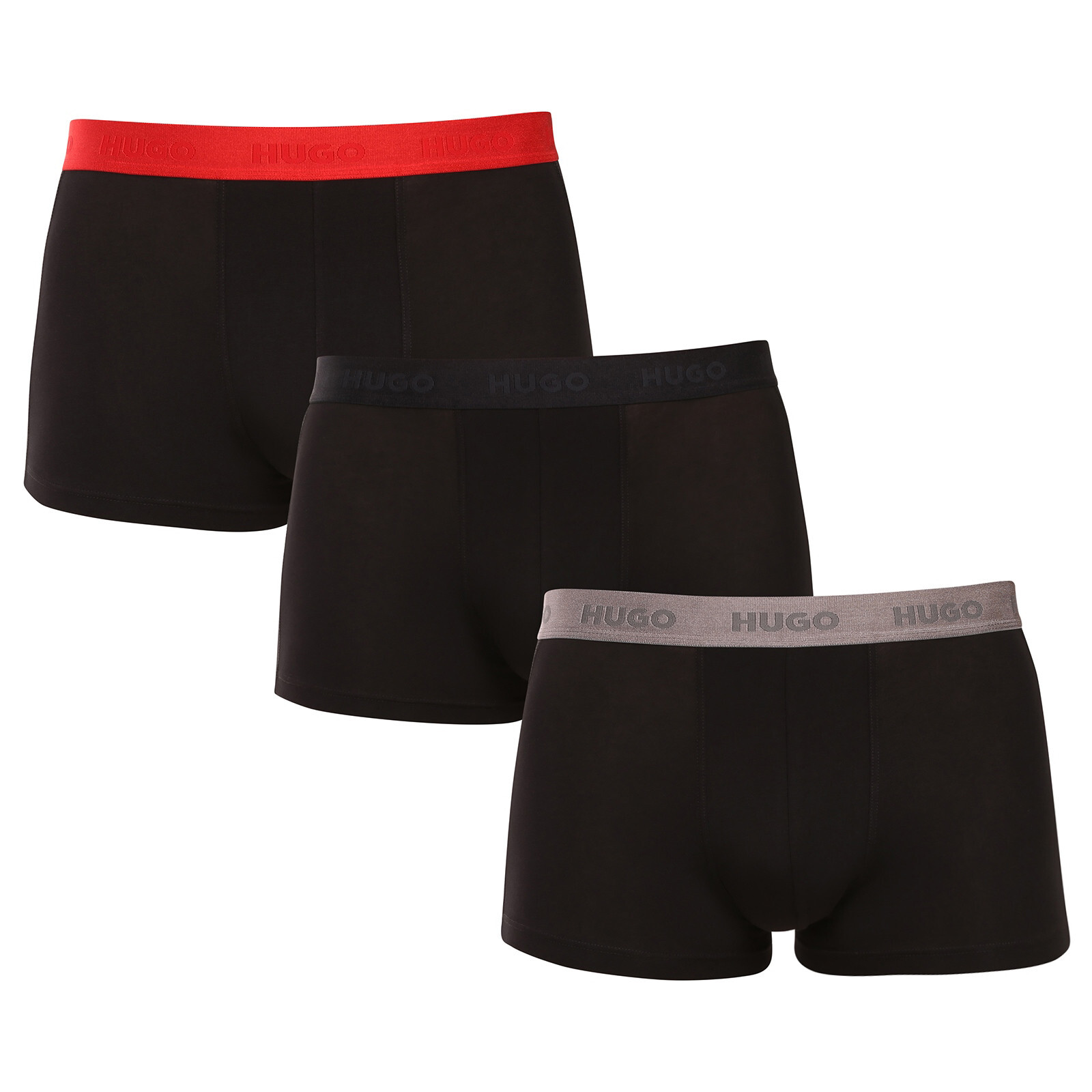 3PACK pánské boxerky HUGO černé (50532611 009) M, trenky / trenýrky