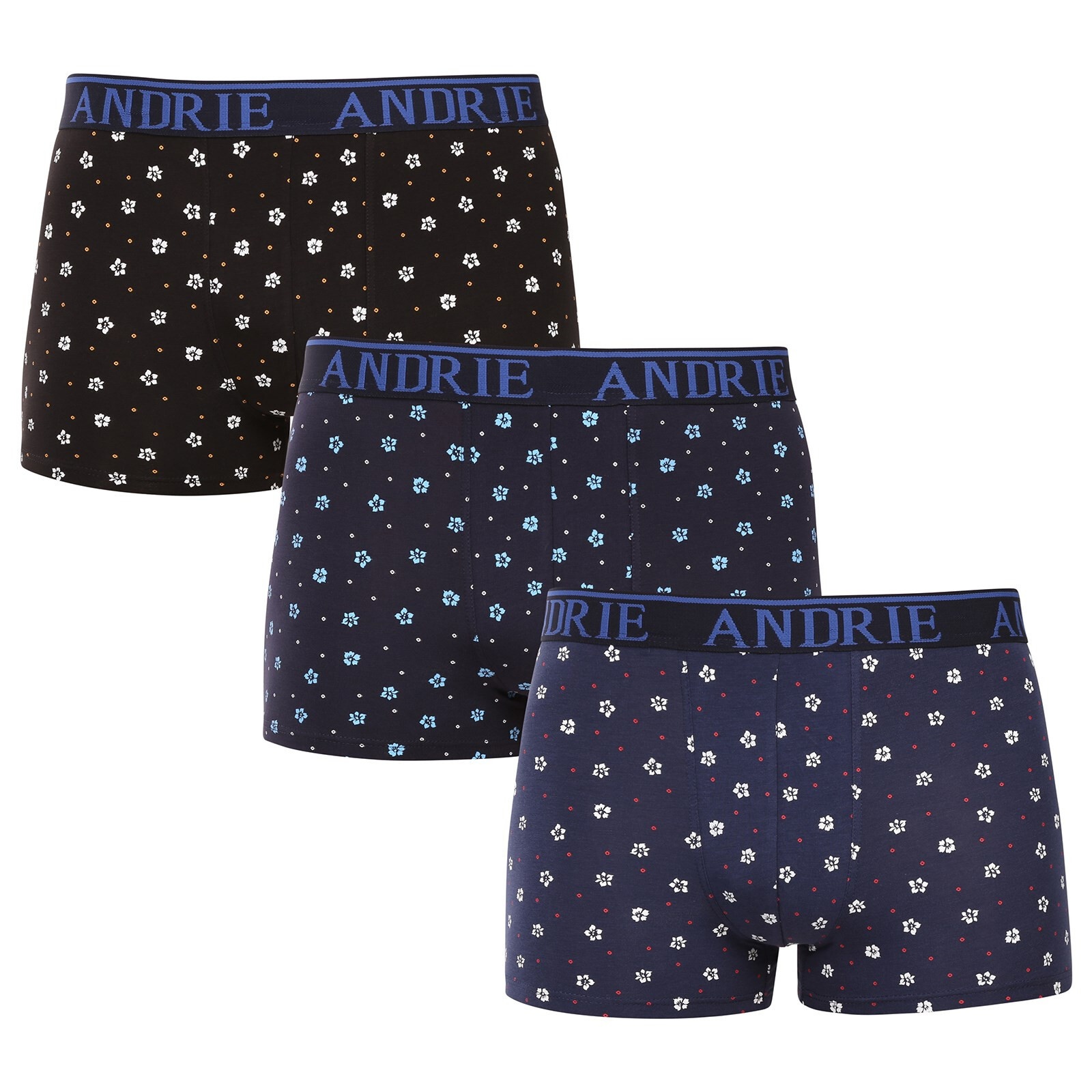 3PACK pánské boxerky Andrie vícebarevné (PS 5710) L, trenky / trenýrky