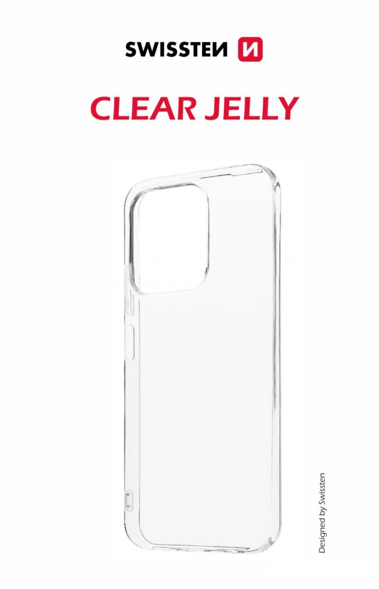 Zadní kryt Swissten Clear Jelly pro Xiaomi 15T průhledný