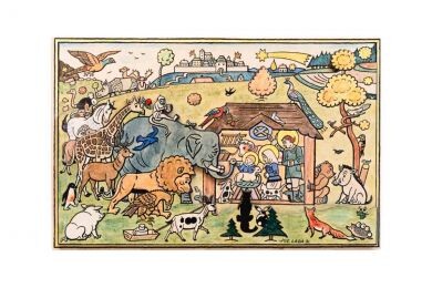 Dřevěný betlém Zvířátka – Josef Lada ©