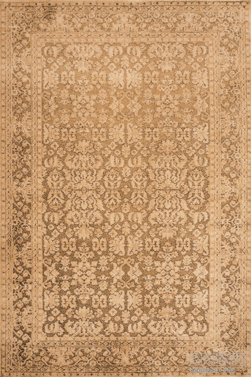 Kusový koberec Solid 52 EOE, 133x200, hnědá, Sintelon