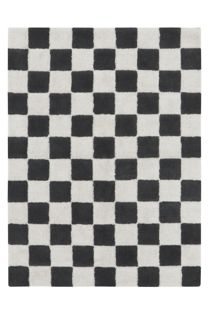 Kusový koberec Kitchen Tiles Dark Grey, 120x160, černobílá, ložnice, Lorena Canals