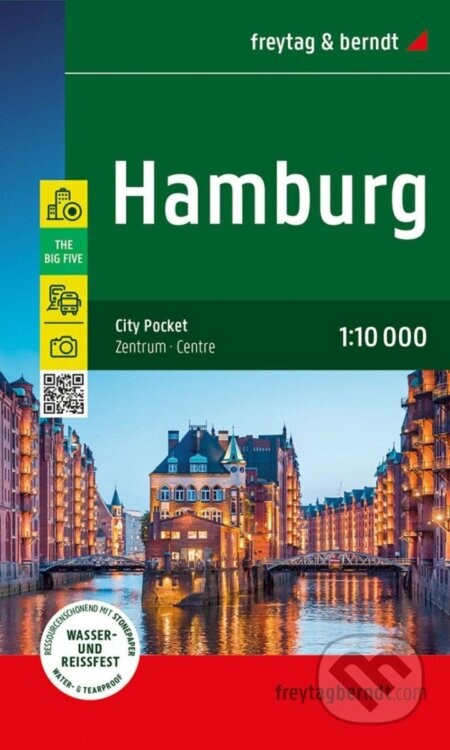 Hamburk 1:10 000 / mapa města - freytag&berndt